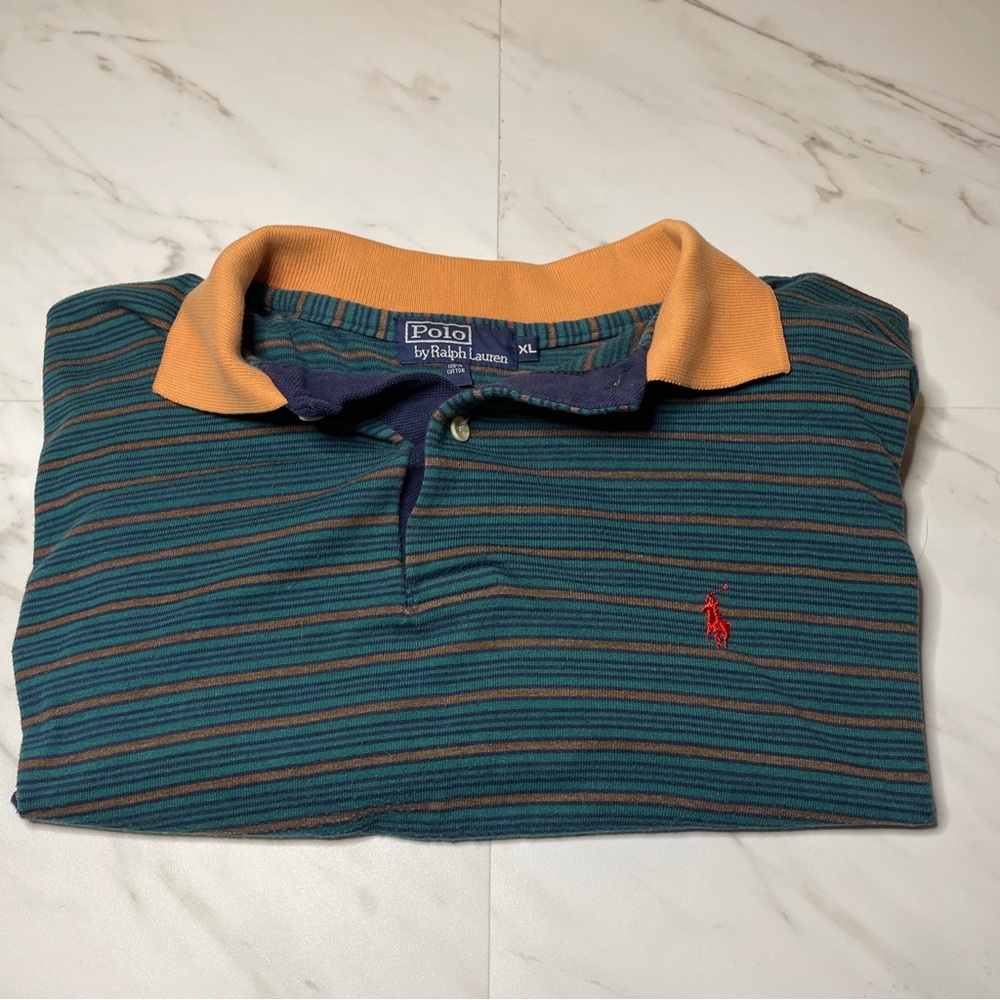 VINTAGE Polo Ralph Lauren Shirt Men’s Size XL Rare Short Sleeve Golf Rugby